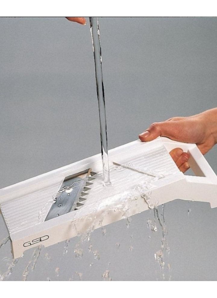 GSD Haushaltsgeräte - GSD universal vegetable slicer “2-in-1”, color white - Image 1