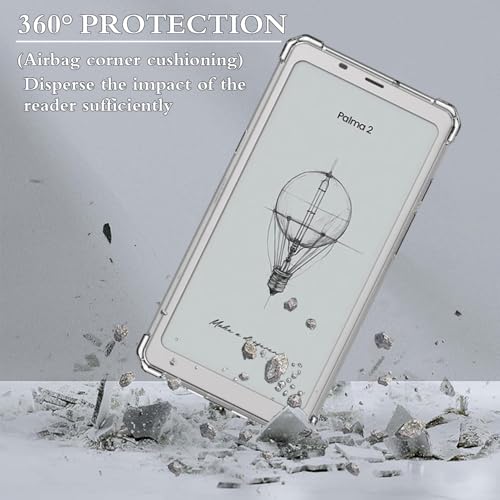 HUADU eBook Reader Screen Protector Compatible for Onyx Boox Palma 2,PET Screen Protective Film Anti Scratch High Definition and Soft Clear TPU Protective Case - Image 4