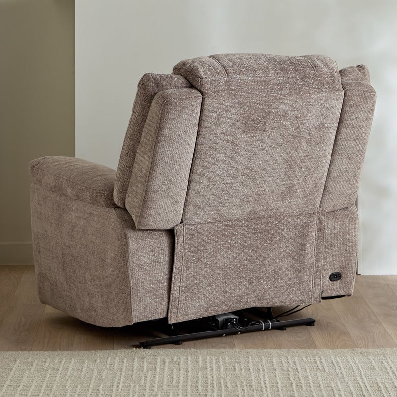 Home Box Nova Fabric Electric Power Recliner Armchair - Image 5