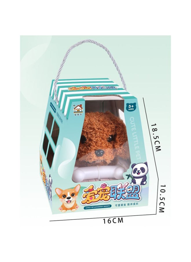 Generic Lei Teng Play House Electric Walking Shake Tail Sound Pet Stuffed Rabbit Dog Parent-child Interactive Animal Model-Color:6698-1 Rabbit, 48 Boxes In 1 Box  - Image 3