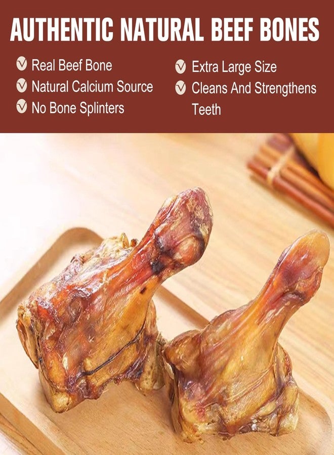 FurBite 3 PCS Single Ingredient Beef Wrist Bones for Dogs - Grass-Fed High Protein Natural Chew, Long Lasting Treat for Aggressive Chewers & Large/Small Breeds - Image 2