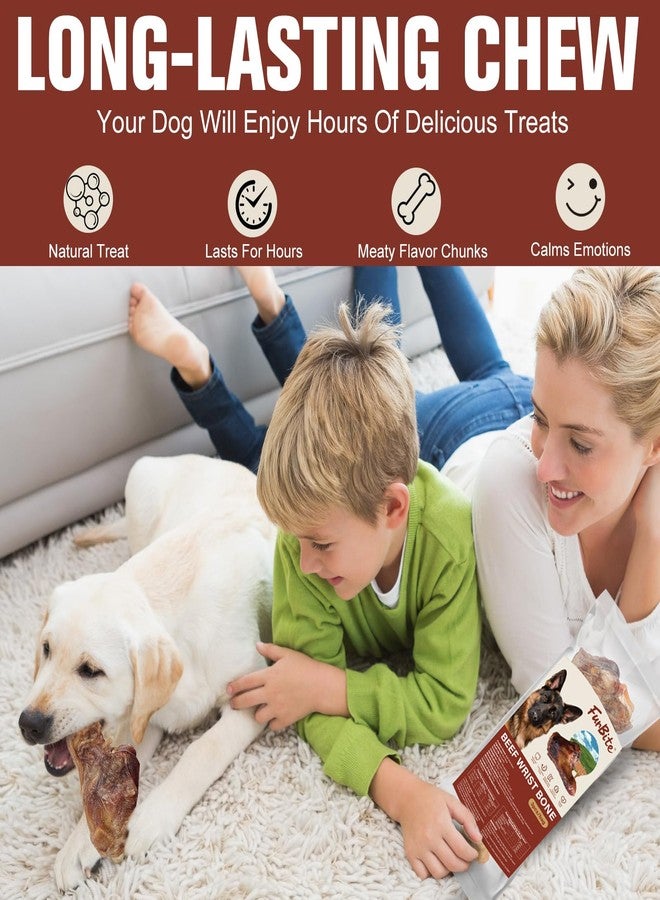 FurBite 3 PCS Single Ingredient Beef Wrist Bones for Dogs - Grass-Fed High Protein Natural Chew, Long Lasting Treat for Aggressive Chewers & Large/Small Breeds - Image 5