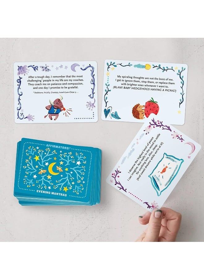 null - Knock Knock Affirmators! Mantras (Evening) Card Deck - Image 1