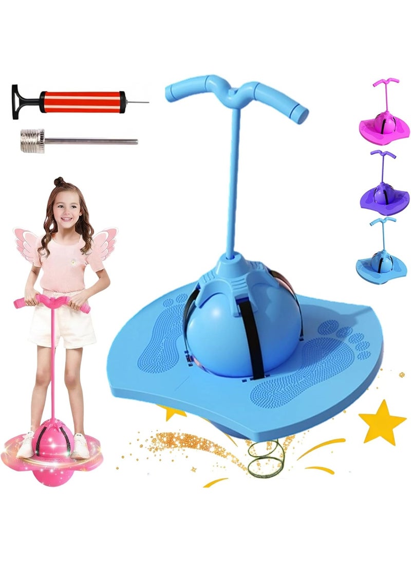 Arabest Children’s Balance Jumping Ball, Jump Balance Ball for kids, Outdoor Indoor Quiet Pogo Bouncing Balls with Handle,Safe,Sturdy, Fun Jumper Hopper Balls Toy for Coordination, Fitness - Image 1