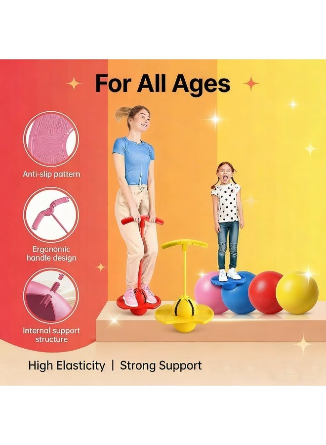 Arabest Children’s Balance Jumping Ball, Jump Balance Ball for kids, Outdoor Indoor Quiet Pogo Bouncing Balls with Handle,Safe,Sturdy, Fun Jumper Hopper Balls Toy for Coordination, Fitness - Image 5