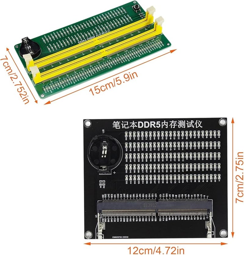 Blue Laptop Memory Slot Diagnostic Tool Tester Card for DDR5 DDR4 DDR3 Modules - Image 4
