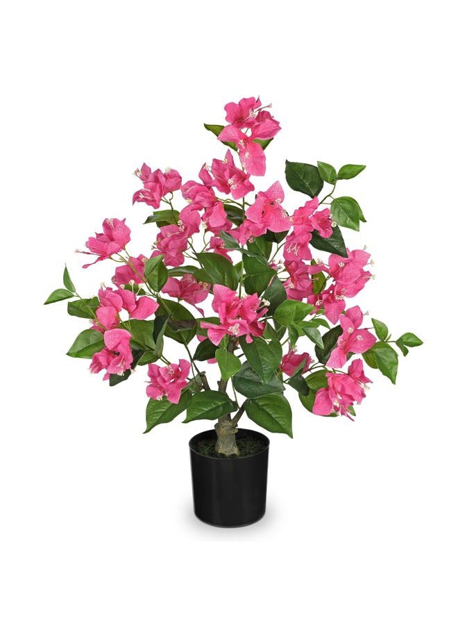 Villa Como 26.3” Fake Plants Artificial Flowers Light Purple Bougainvillea Artificial Plants Trees Indoor Pots, Faux Plants Perfect for Home Decor, Living Room Table Decor, Bedroom Shelf Decor, Dining Room Decor - Image 1