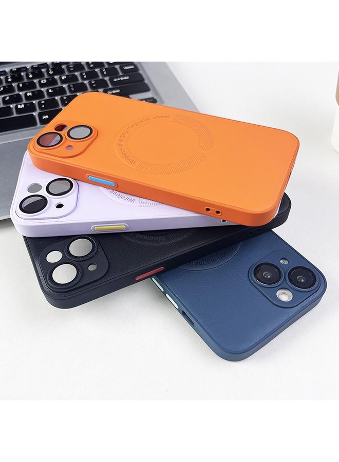 S-TOP Case For iPhone 14 Plus Leather All-inclusive MagSafe TPU Phone Case - Image 3