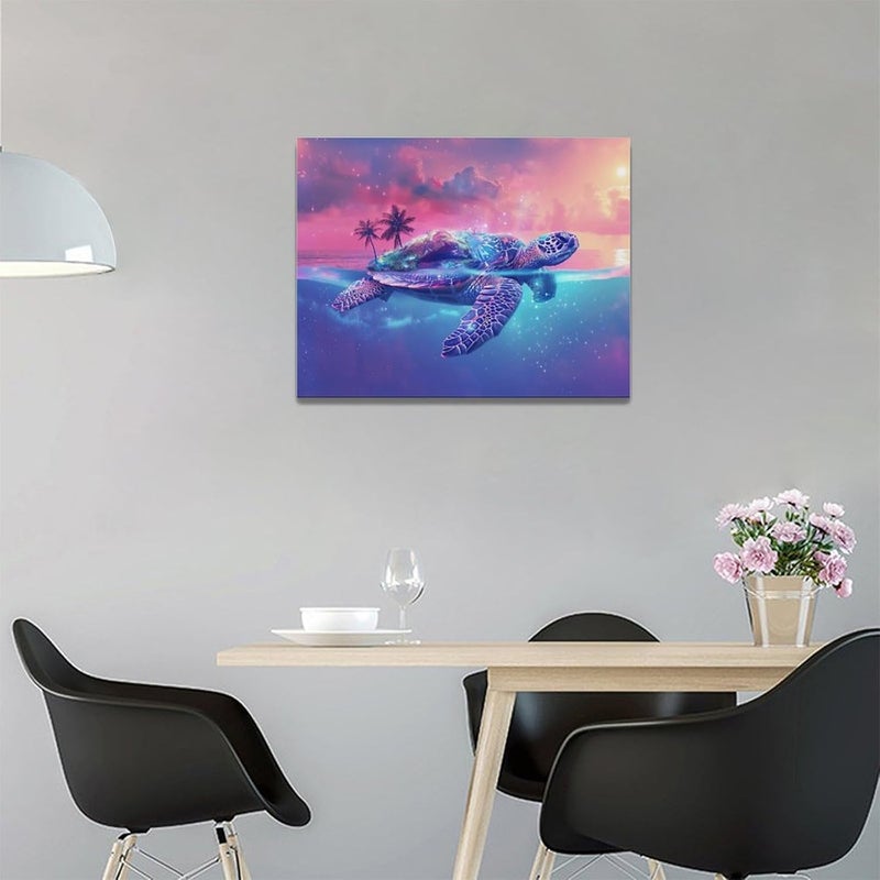 Fuzawet Sea Turtle Canvas Wall Art - Image 3