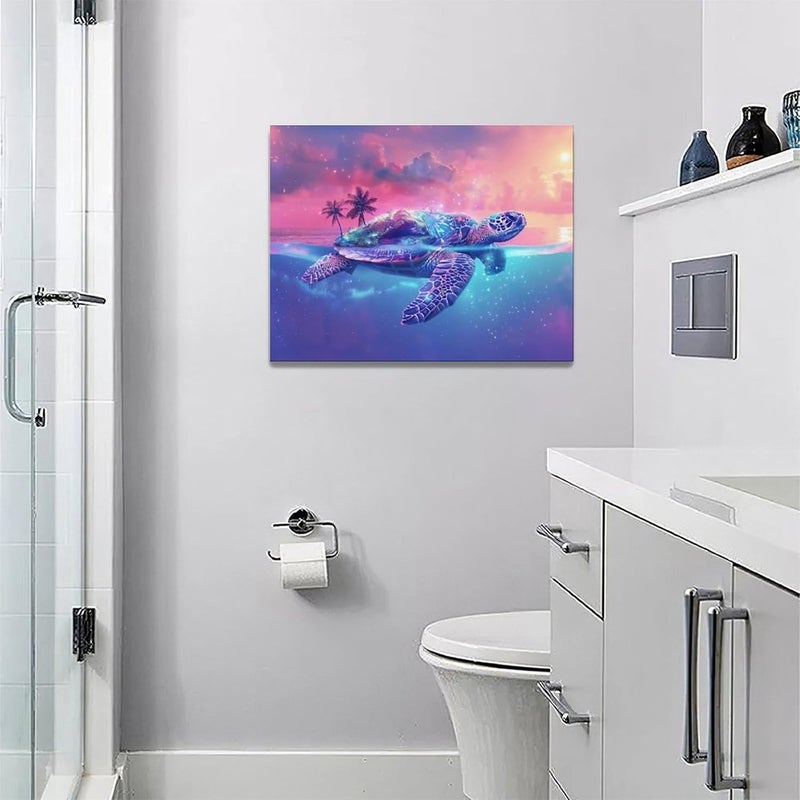 Fuzawet Sea Turtle Canvas Wall Art - Image 5