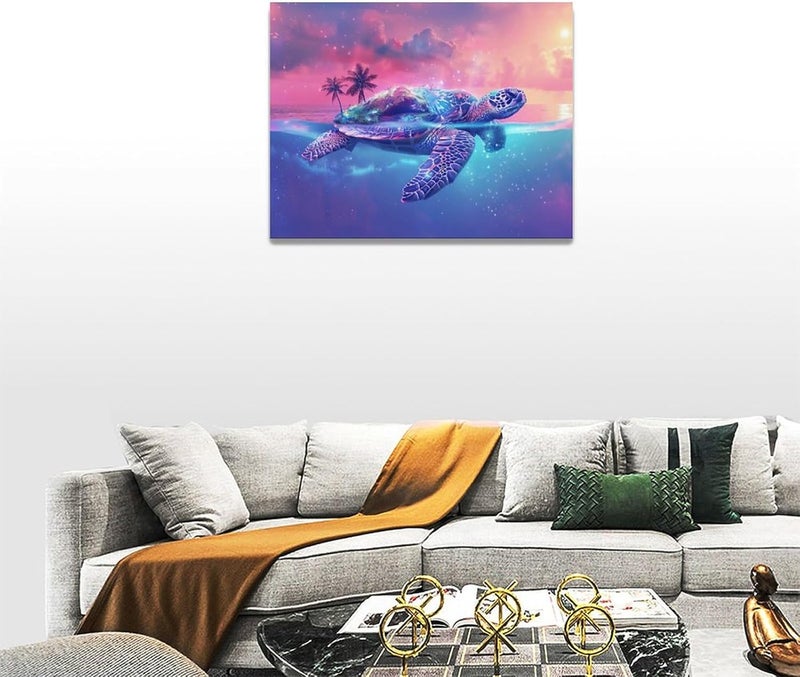 Fuzawet Sea Turtle Canvas Wall Art - Image 4