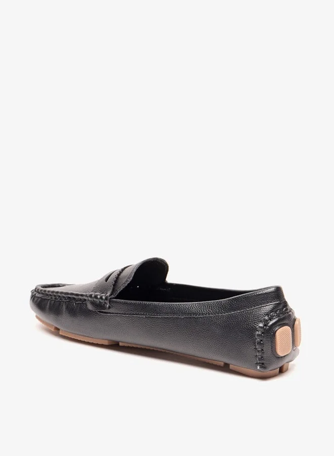 لو كونفورت نسائية سهلة الارتداء بنقوش جلد الغزال