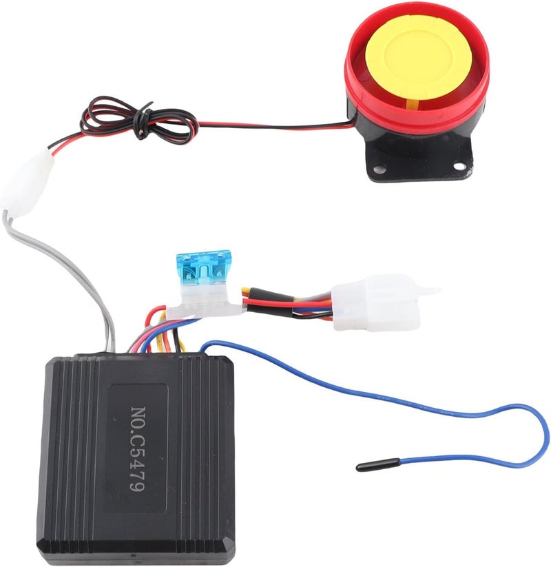 125dB Motorcycle Anti Theft Alarm System, 12V Scooter Security Alarm with Remote Control, High Decibel Vibration Sensor for Motorcycles Scooters, Design for All Weather - Image 4