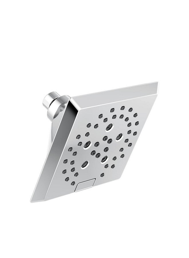 Delta DELTA FAUCET 52664 ABS 6 Angular Modern 5-Setting Touch-Clean H2Okinetic technology with Pause functionality Shower Head (Polished Chrome) - Image 1