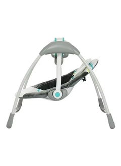 Arababy Deluxe Portable Baby Swing Automatic For Newborn To Toddler With Music-Green/White  - Image 5