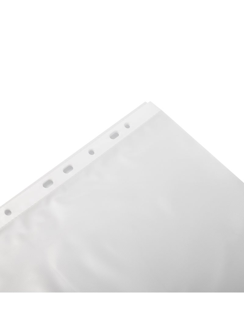 Deli ملف مستندات A4 دلي E5716، مجلد شفاف من مادة PP مع إغلاق آمن - مثالي للمدرسة والمكتب - Image 3