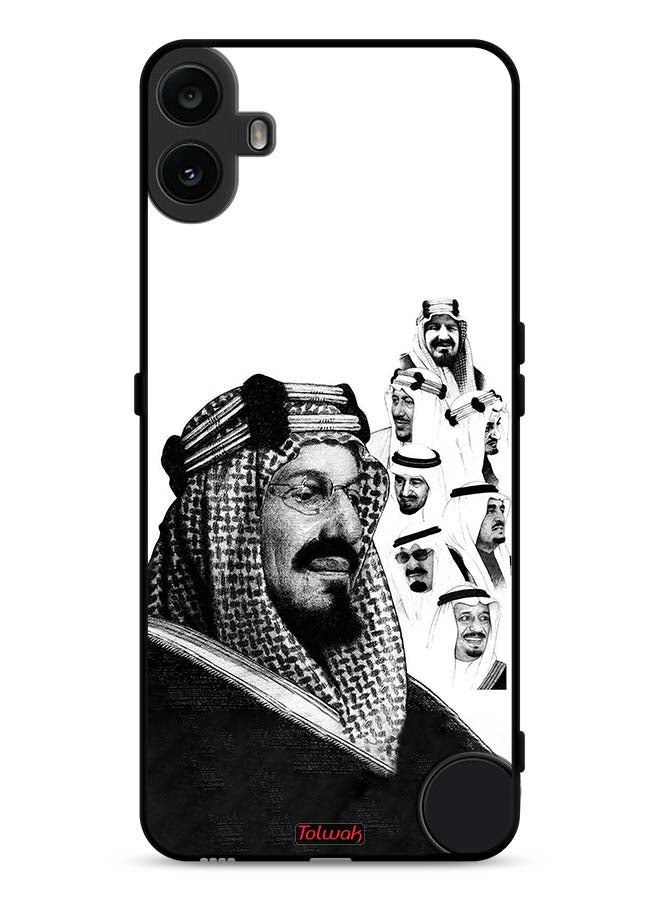 Tolwak Nothing CMF Phone 1 Protective Case Cover Kings Of Saudi Arabia BW Poster Art - Image 1