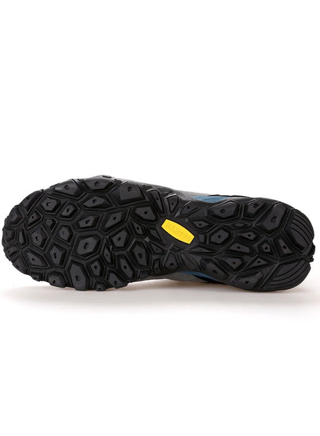 HUMTTO High-Top Hiking Boots, Comfortable Shock-Absorbing Outdoor Men'S Trekking Shoes, Travel Cross-Country Climbing Shoes, Dark Gray, Size 41 - Image 4