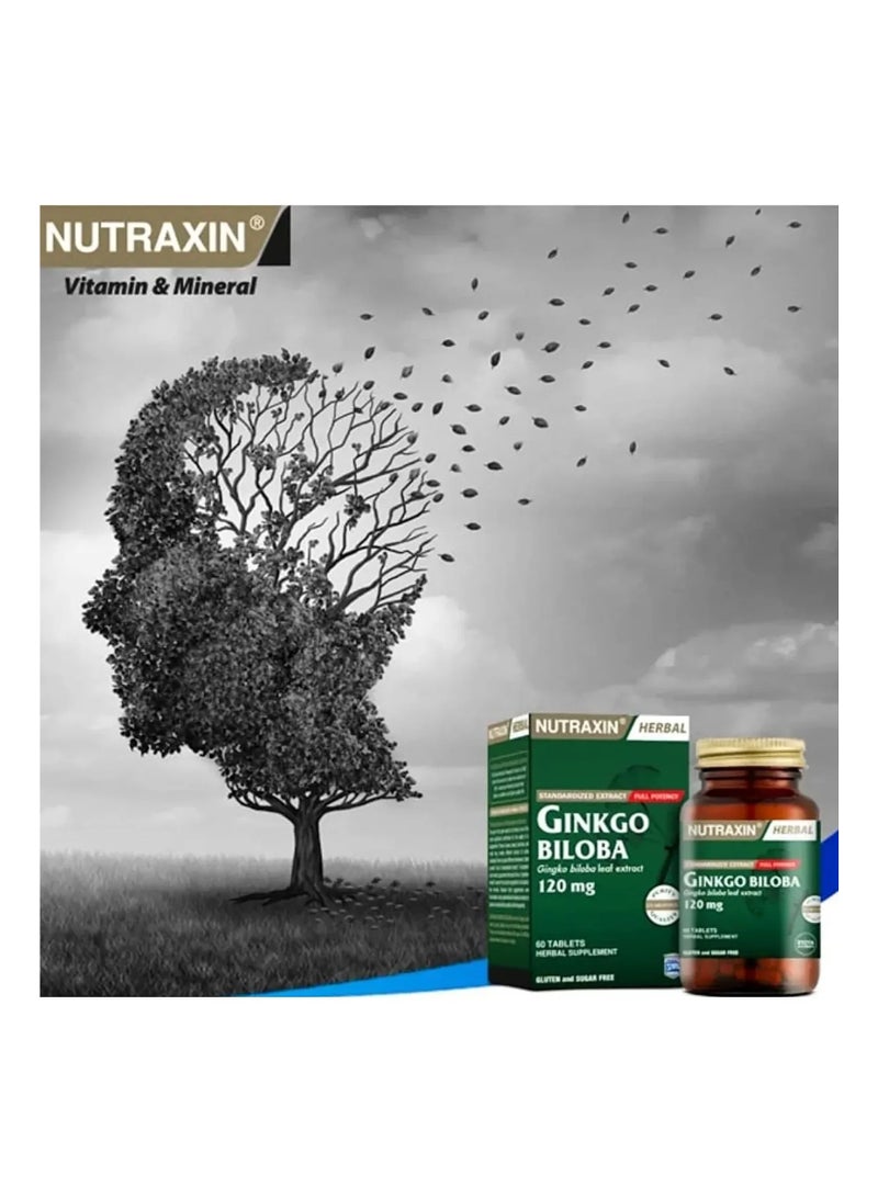 نوتركسين نوتراكسين الجنكة بيلوبا 60 قرص - Image 4