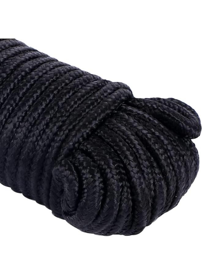 5M Soft Cotton Rope Cord Thick Cotton Cord All Purpose Soft Rope Twisted Cotton Knot Tying Rope for DIY Craft Projects Hanging Bundling Rope  - Image 2