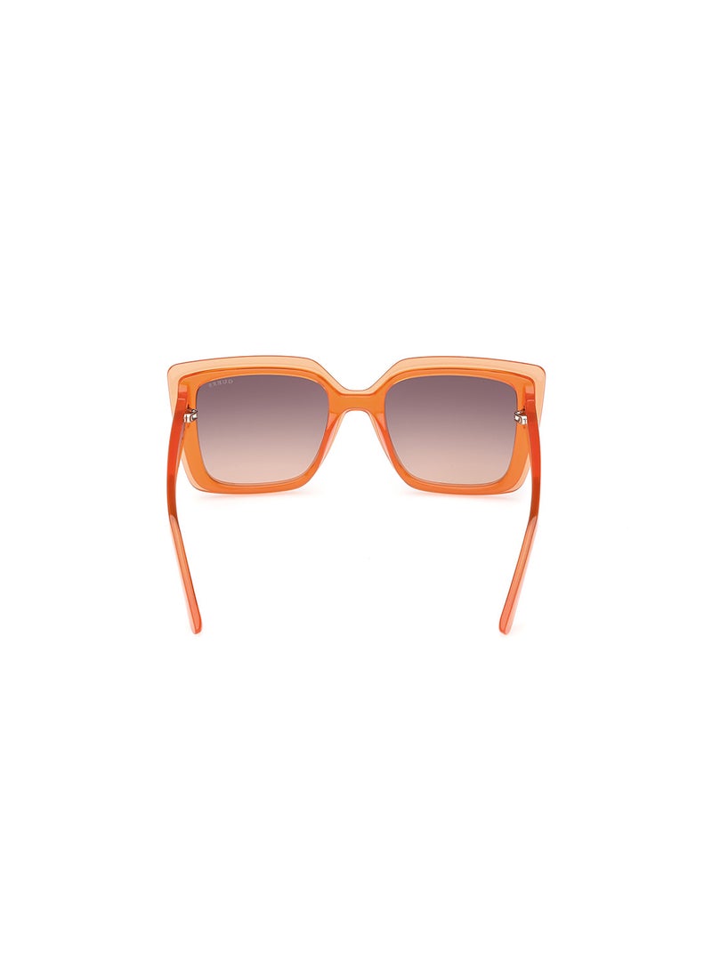 GUESS Women's UV Protection Square Sunglasses - GU790844F52 - Lens Size: 52 Mm  - Image 5