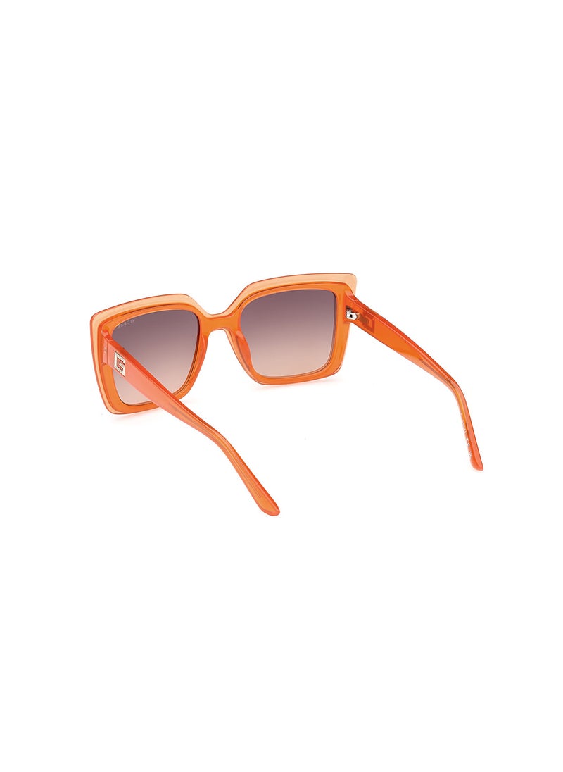 GUESS Women's UV Protection Square Sunglasses - GU790844F52 - Lens Size: 52 Mm  - Image 4