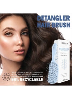 Fiora Naturals Detangler Brush by Fiora Naturals - 100% Bio-Friendly Detangling brush w/Ultra-Soft Bristles - Glide Through Tangles with Ease - For Curly, Straight, Black Natural, Women, Men, Kids - Dry and Wet Hair  - Image 5