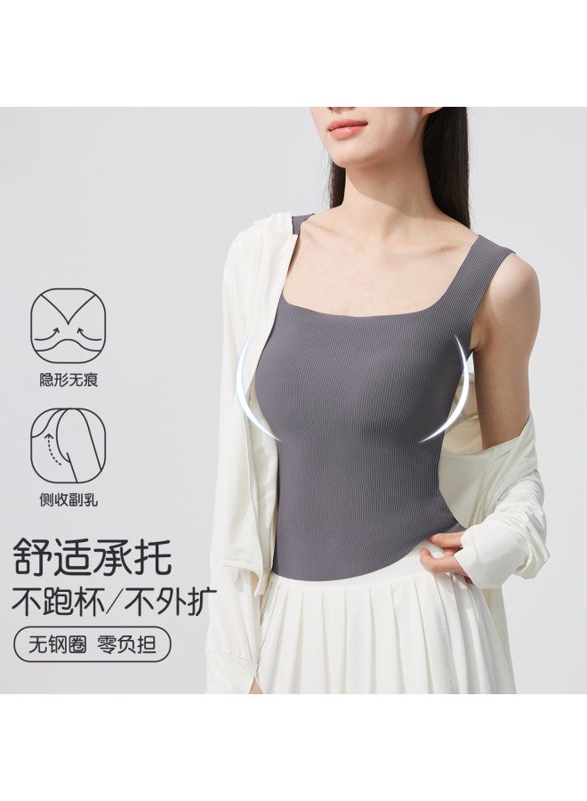 MIIOW Women'S Padded Camisole & Tank Tops For Layering Or Outer Wear - Image 3