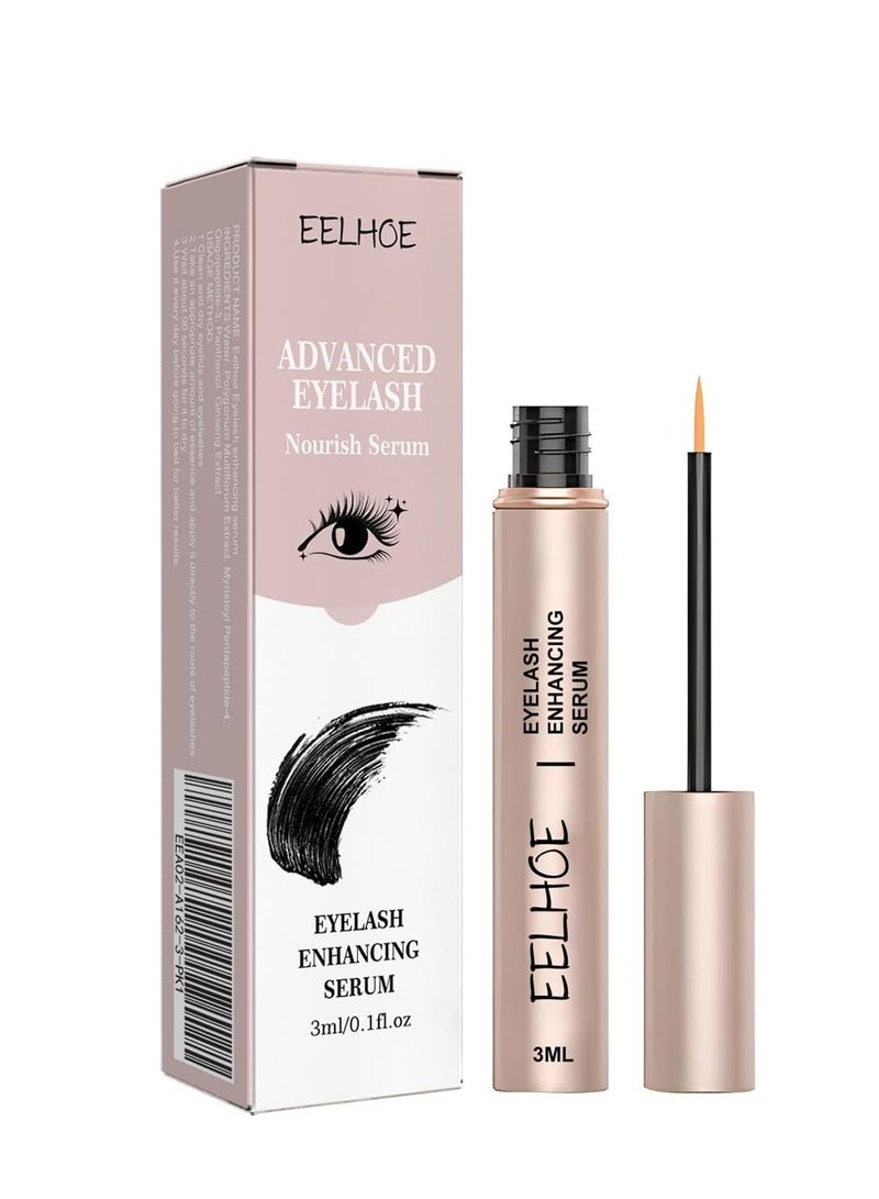 EELHOE Advanced Eyelash Serum, 3ml Lash Growth Serum for Fuller, Thicker & Stronger Lashes and Eyebrows, Irritation-Free Formula, Lash Boost for Longer Lashes (1pc) - Image 1