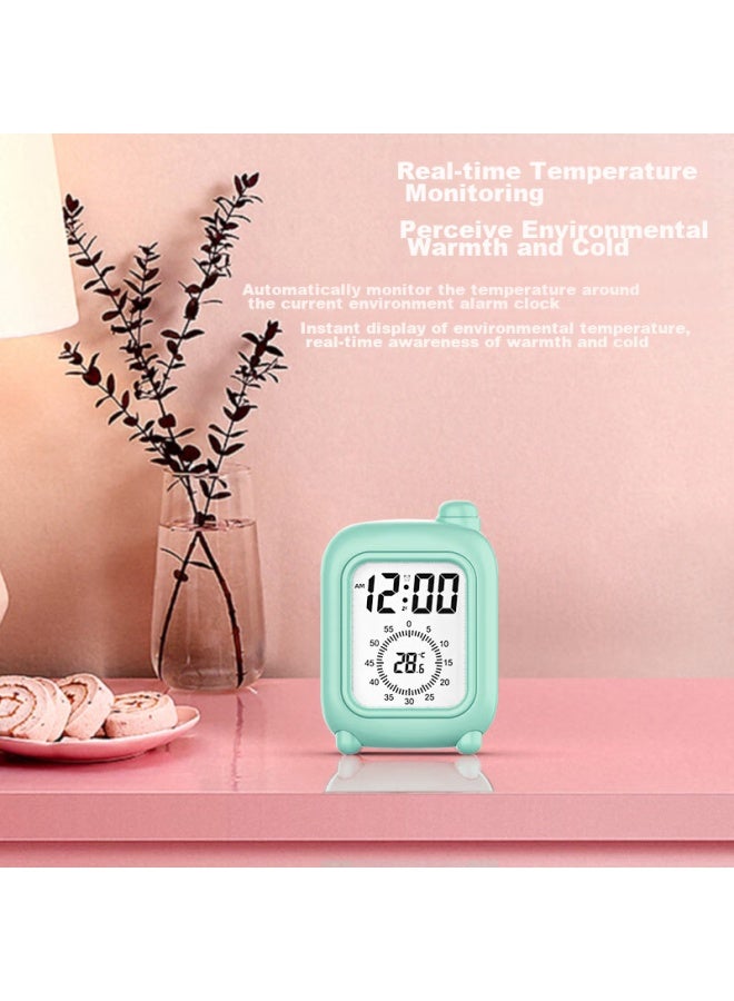 Polaris Polaris Alarm Clock, Simple And Stylish, With Night Light, Specially Designed For Students, Creative Bedside Alarm Clock, B2188 Green - Image 3