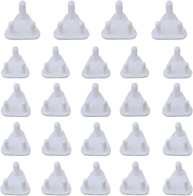 PROTOWARE 24 Piece Baby Safety Child Proofing Electric Socket Plug Guards Switch Board Cover with Removal Pin (White) - Image 2
