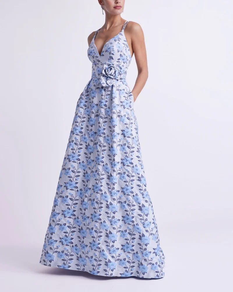 روسا كلارا Rosa Clará Cocktail Classic Long Cocktail Dress