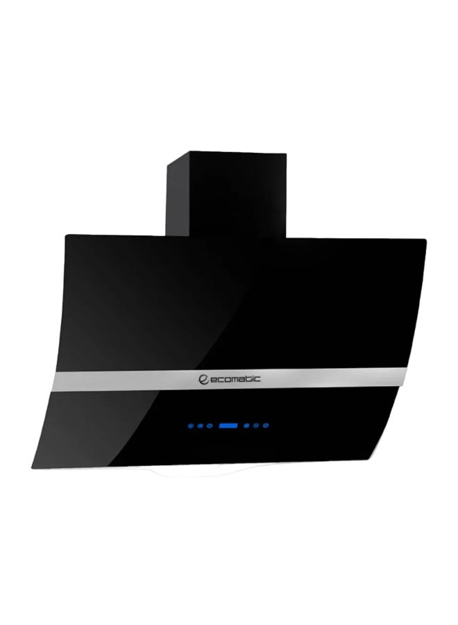 إيكو ماتك شفاط مطبخ 90 سم– كريستال أسود تاتش – 3 سرعات – قوة 1000 م³/الساعة – تايمر إغلاق أوتوماتيك – فلتر معدني + كربون – إضاءة LED – تشغيل داخلي وخارجي H910NATBLX - Image 1