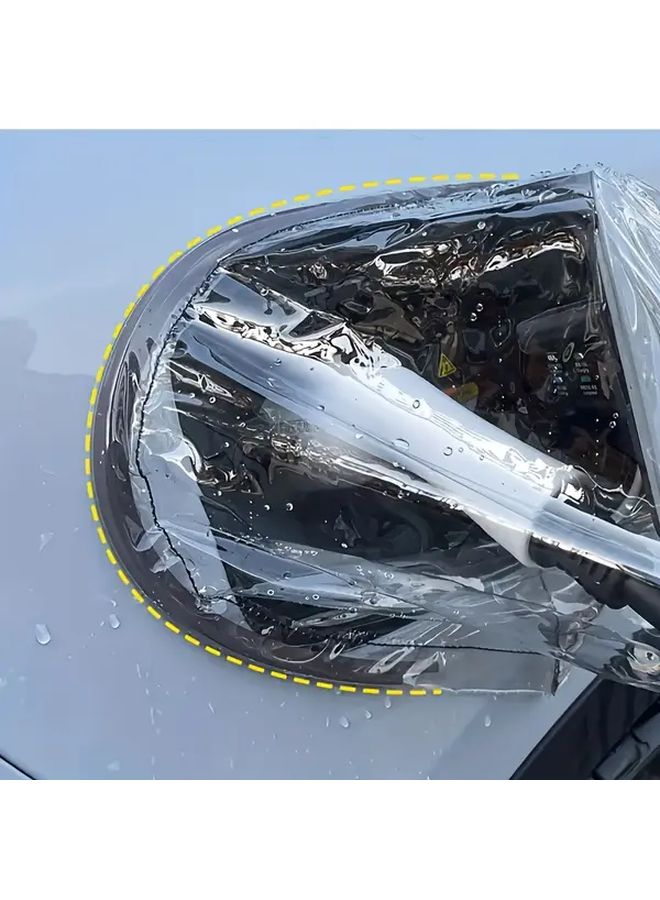 Electric Vehicle Car Charging Port Cover Transparent Pvc Plug In Rain Cover Durable Protective Case With Star Design Fits All Models Easy Installation Stylish Auto Accessory - Image 4