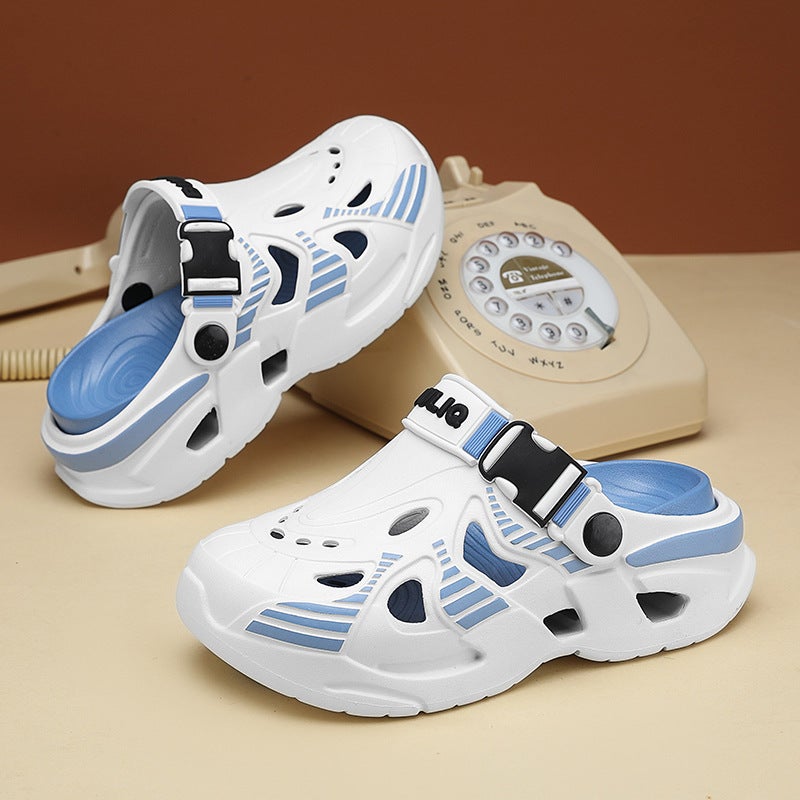 Parent-Child Style Outdoor Clogs, Summer Casual Couple'S Non-Slip Eva Slippers, Fashionable Men'S And Women'S Beach Sandals - Image 2