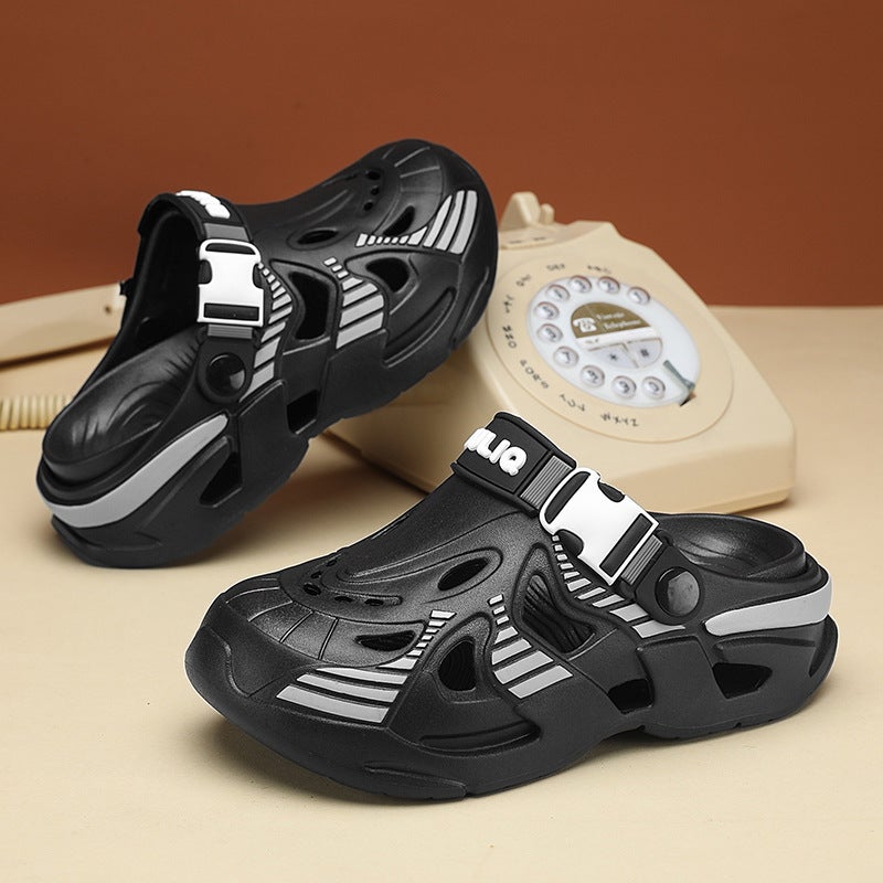 Parent-Child Style Outdoor Clogs, Summer Casual Couple'S Non-Slip Eva Slippers, Fashionable Men'S And Women'S Beach Sandals - Image 5