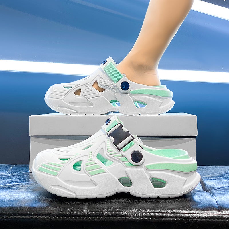 Parent-Child Style Outdoor Clogs, Summer Casual Couple'S Non-Slip Eva Slippers, Fashionable Men'S And Women'S Beach Sandals - Image 1