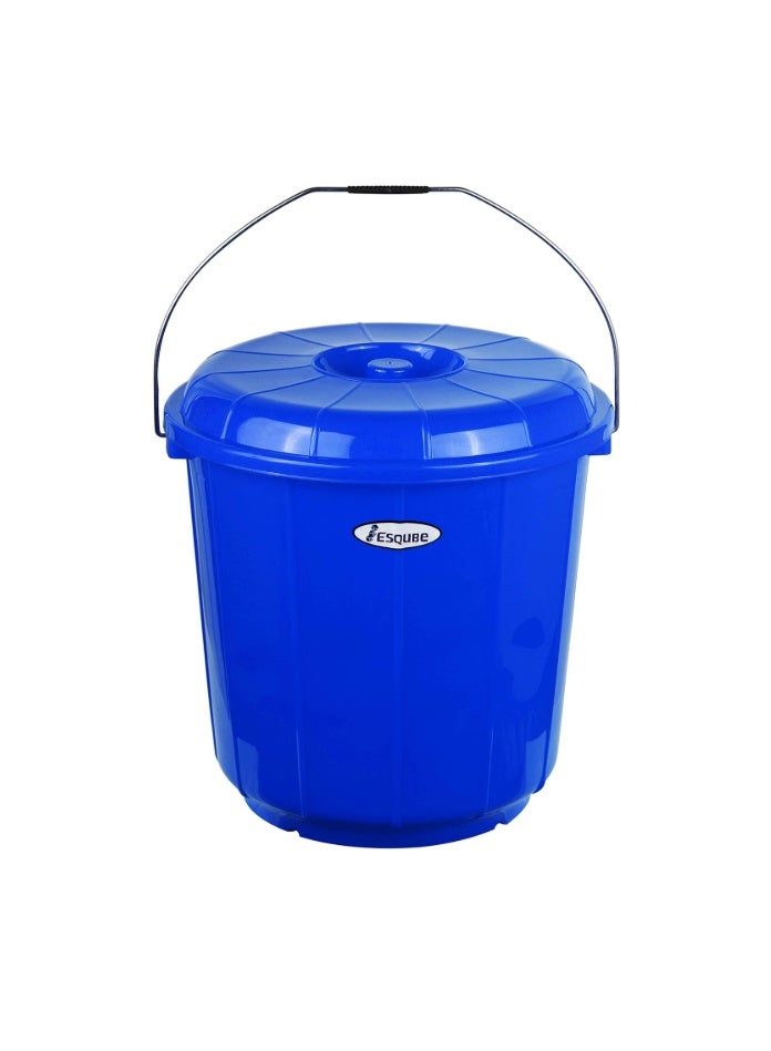 اسكيوب دلو ESQUBE® Oasis بغطاء، سعة 25 لتر، أزرق - Image 1