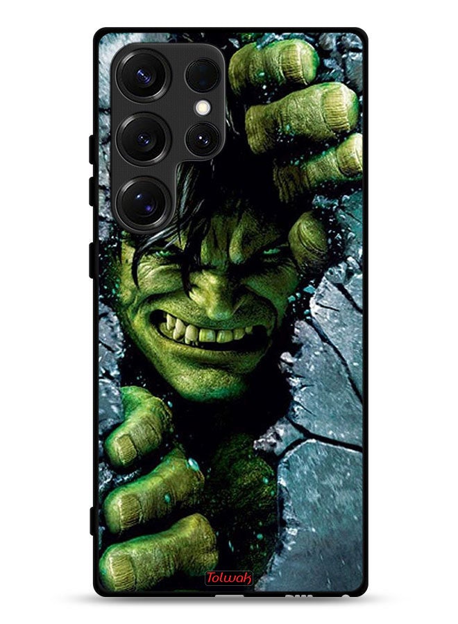 Tolwak Samsung Galaxy S25 Ultra Protective Case Cover Incredible Hulk - Image 1