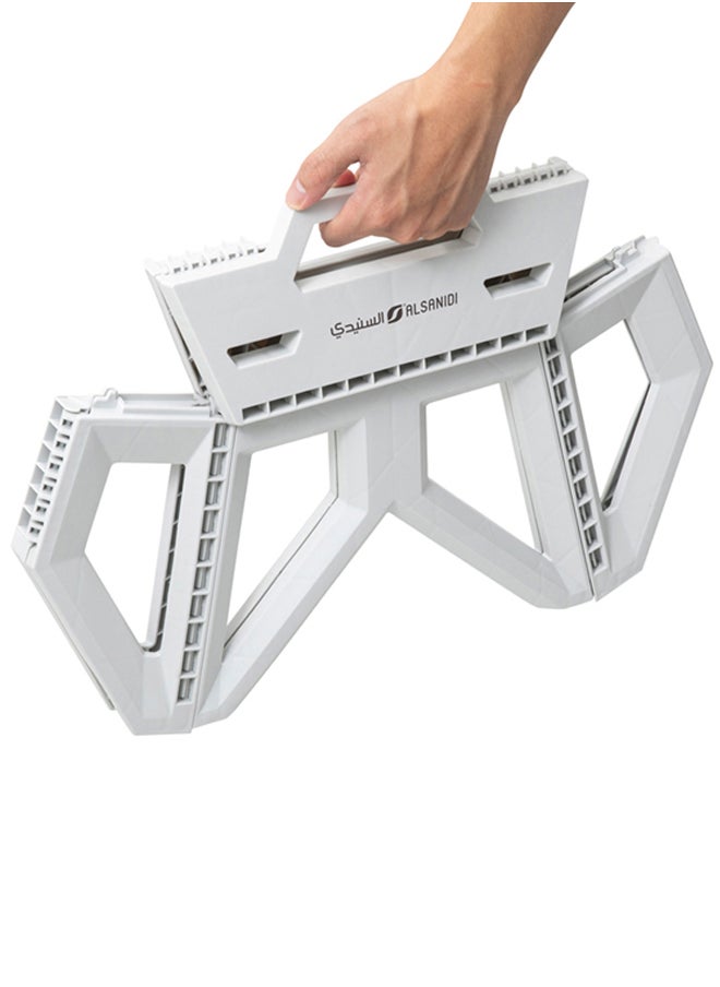 AL SANIDI Multi-Purpose Chair White Size34*28*24Cm  - Image 5