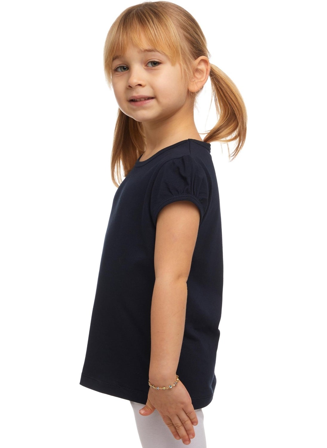 Dark Navy Blue Basic Girl Zero Collar Watermelon Sleeve T-Shirt - pzsku/Z0E049FC11A2573419CBEZ/45/_/1730657440/d759001c-a626-4fbe-909e-c71b3fb0026e