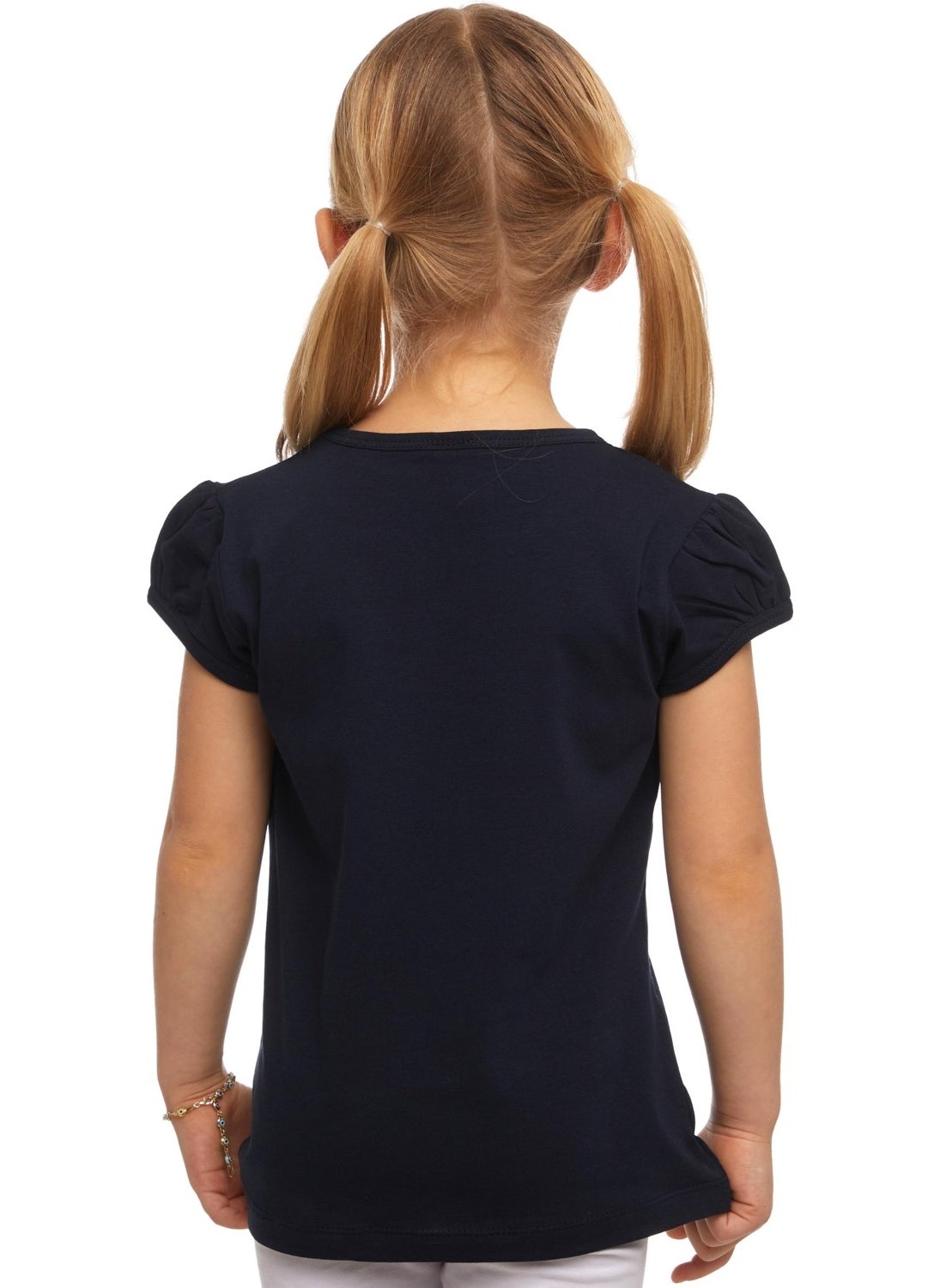 Dark Navy Blue Basic Girl Zero Collar Watermelon Sleeve T-Shirt - pzsku/Z0E049FC11A2573419CBEZ/45/_/1730657442/4f098317-914f-416e-98a5-846671881ce0