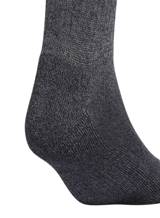 Adidas adidas Men's Athletic Cushioned Crew Socks with Arch Compression for a Secure fit (6-Pair), Black-OnixMarl/Black/Onix, Large  - Image 2