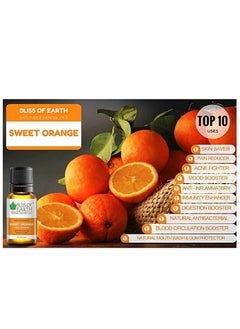 BLISS OF EARTH Bliss Of Earth Pure Lavender Essential Oil & Sweet Orange Natural Essential Oil Combo 10ml Therapeutic Grade pack of 2  - Image 4