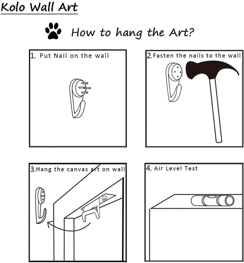 BPA 4 Piece Healthy Food Canvas Wall Art - Image 4