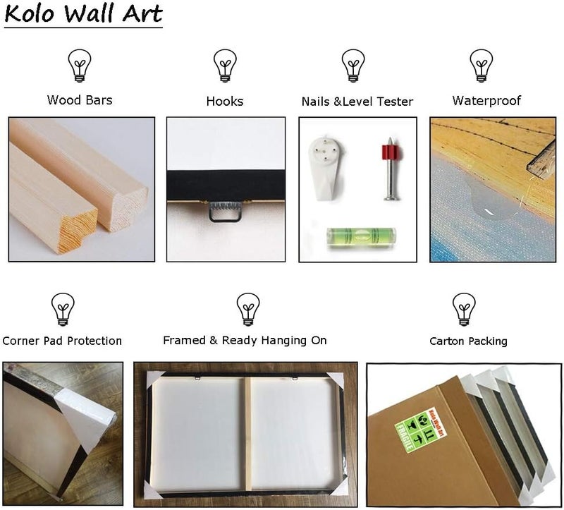 BPA 4 Piece Healthy Food Canvas Wall Art - Image 3