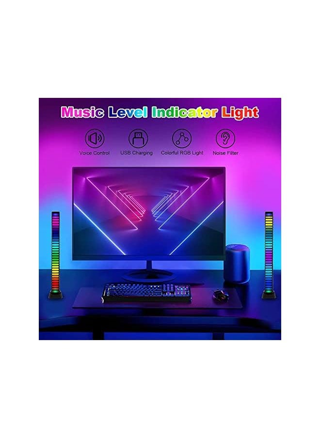 The Bros Smart LED Light Bars, RGB Music Pickup Rhythm Light, Sound Control Atmosphere Light with App, LED Ambient Lights for Car, Gaming, Laptop, PC, TV, Party, Room Decoration  - Image 4