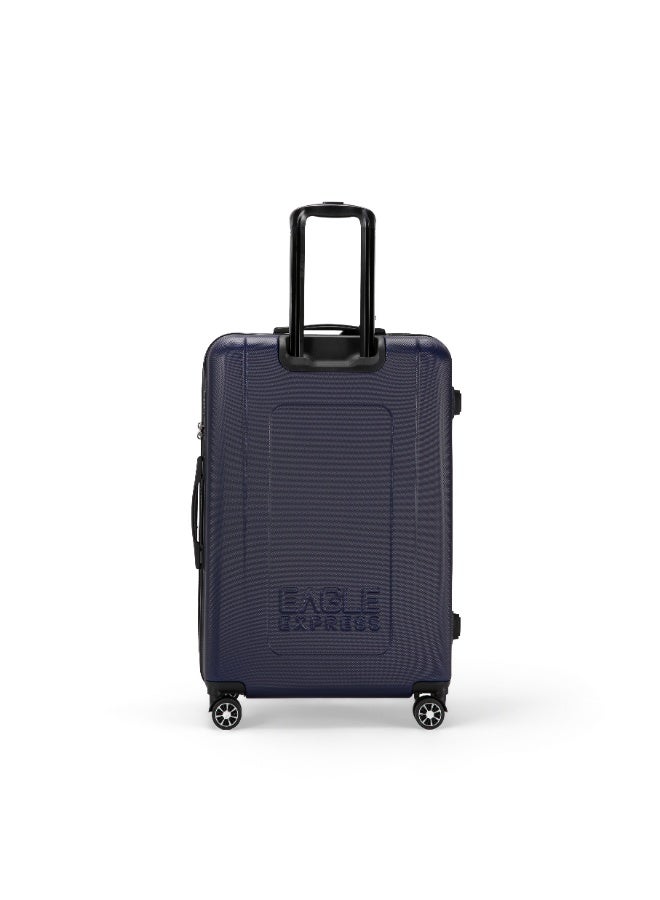 Eagle Express Expedition ABS Hard Trolley Luggage - 20 inch - Navy Blue - Free Protective Cover - 1-Year Warranty - Image 2