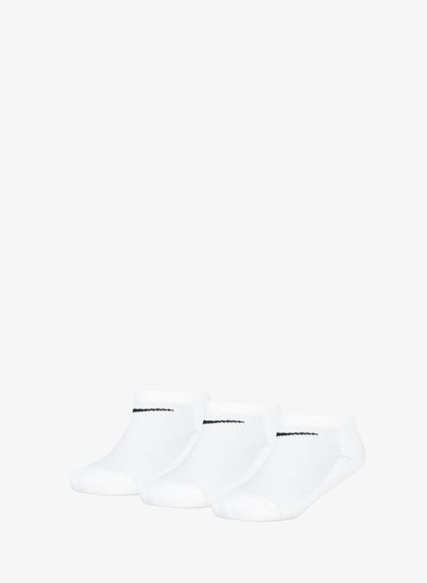 Kids 3 Pack Basic No Show Socks
