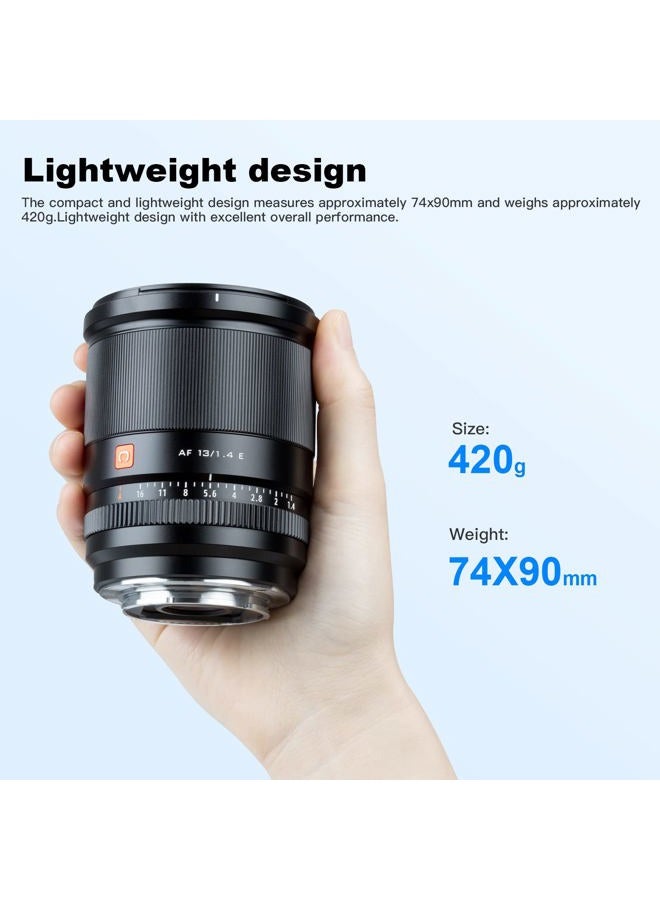 VILTROX عدسة VILTROX 13mm f1.4 F/1.4 E Mount، عدسة بزاوية واسعة APS-C للكاميرات ذات تركيب E من سوني a9/ a7RIV/ a7RIII/ a7III/ a7SIII/ a7C/ a6600/ a6400/a6000 /A1 - Image 4